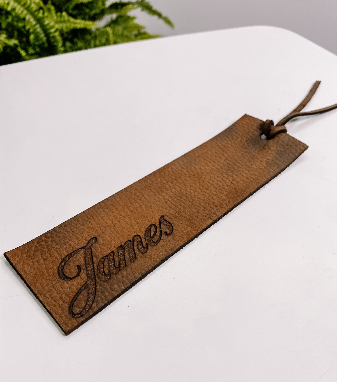 LEATHER BOOKMARK