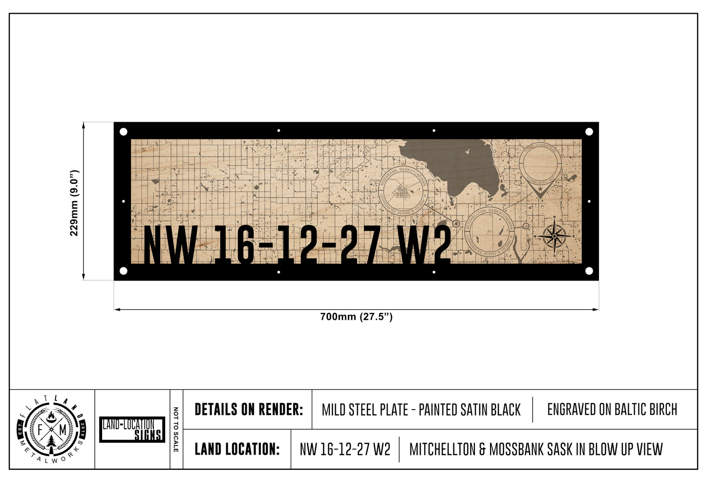 LAND LOCATION SIGN