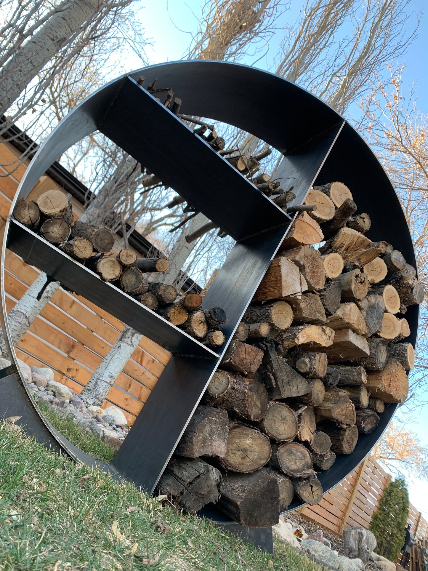 WOOD STORAGE RACK (LOCAL PICK UP)