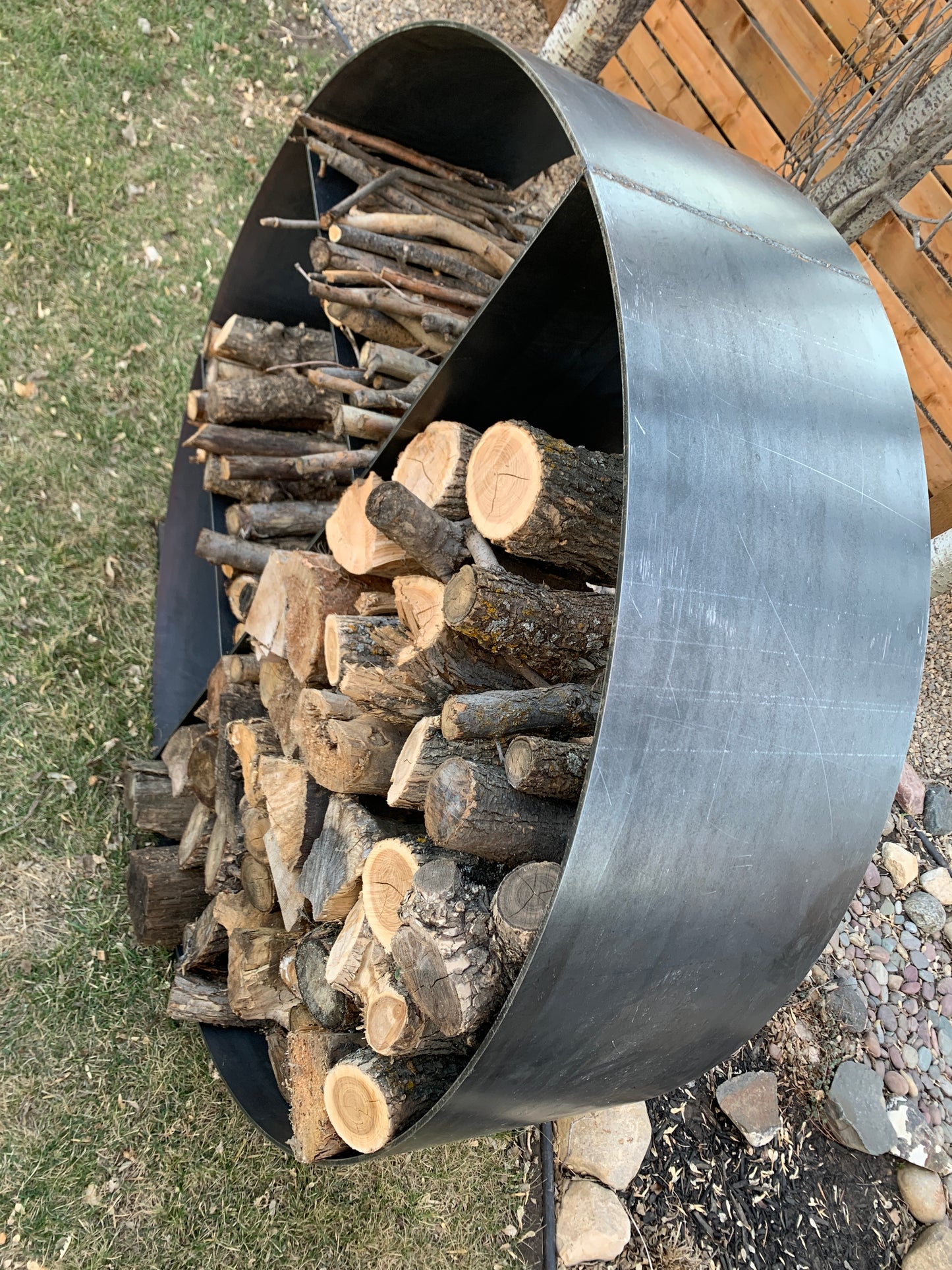 WOOD STORAGE RACK (LOCAL PICK UP)