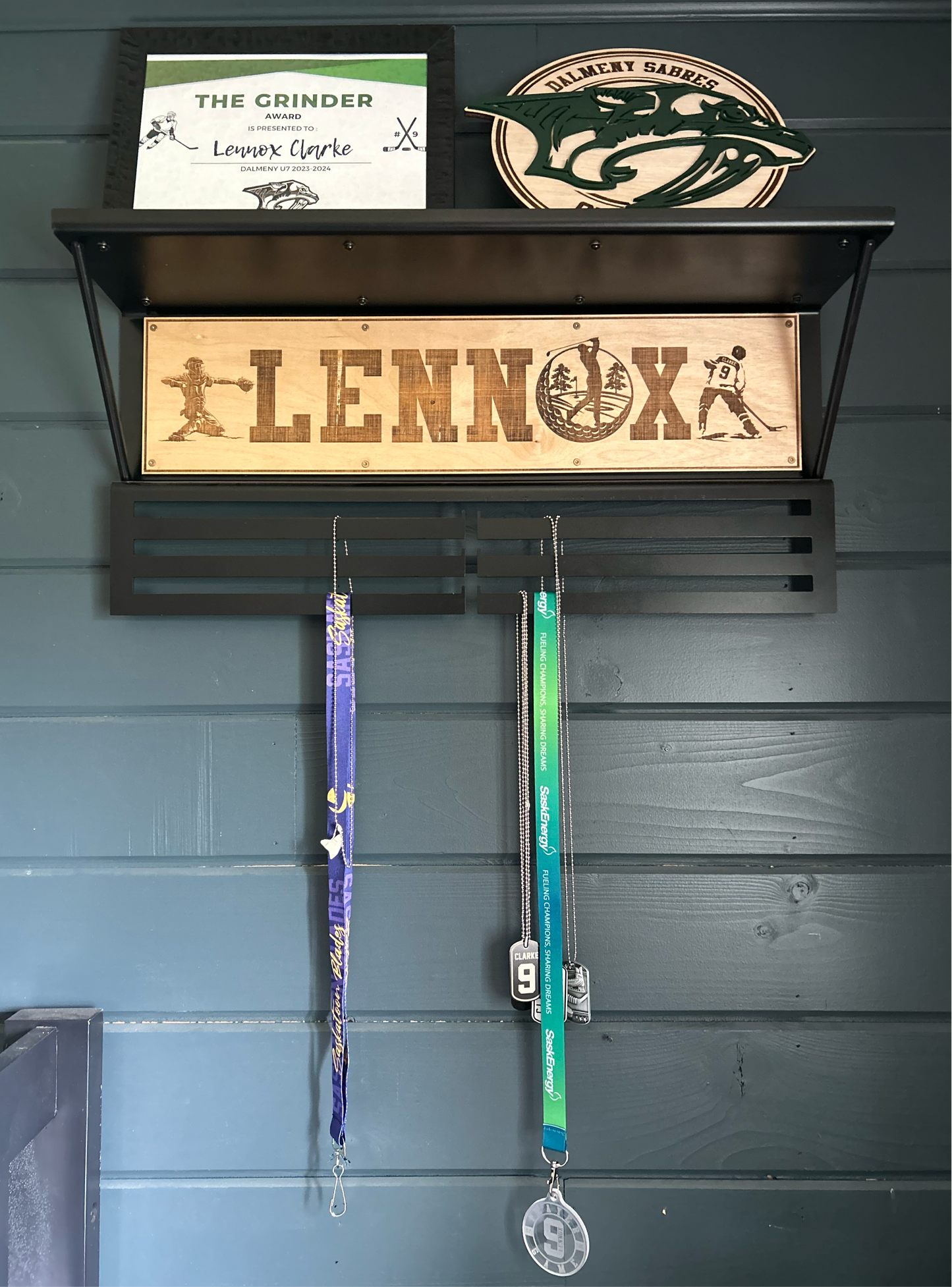 MEDAL HOLDER SHELF
