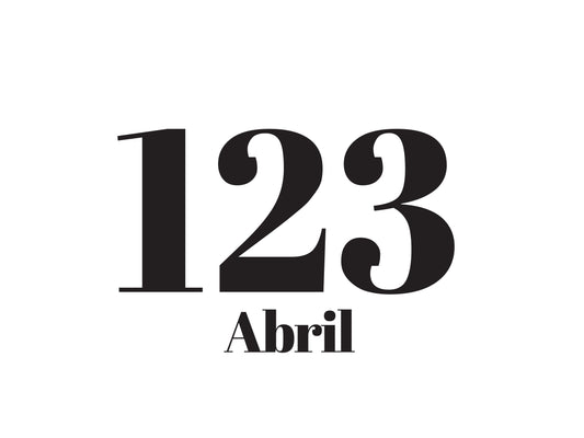 HOUSE NUMBERS: Abril