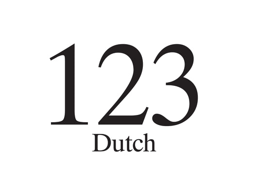 HOUSE NUMBERS: Dutch