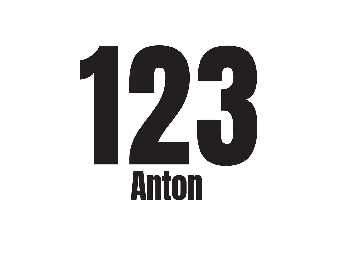 HOUSE NUMBERS: Anton