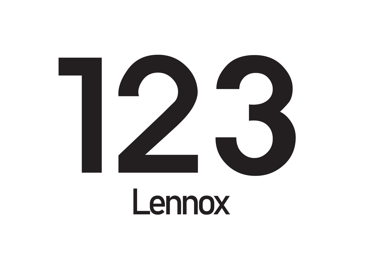 HOUSE NUMBERS: Lennox