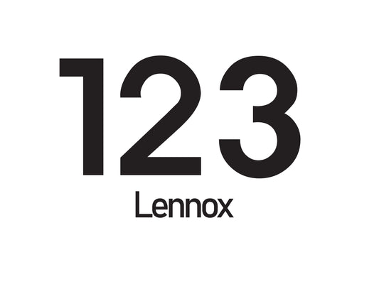 HOUSE NUMBERS: Lennox