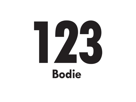 HOUSE NUMBERS: Bodie