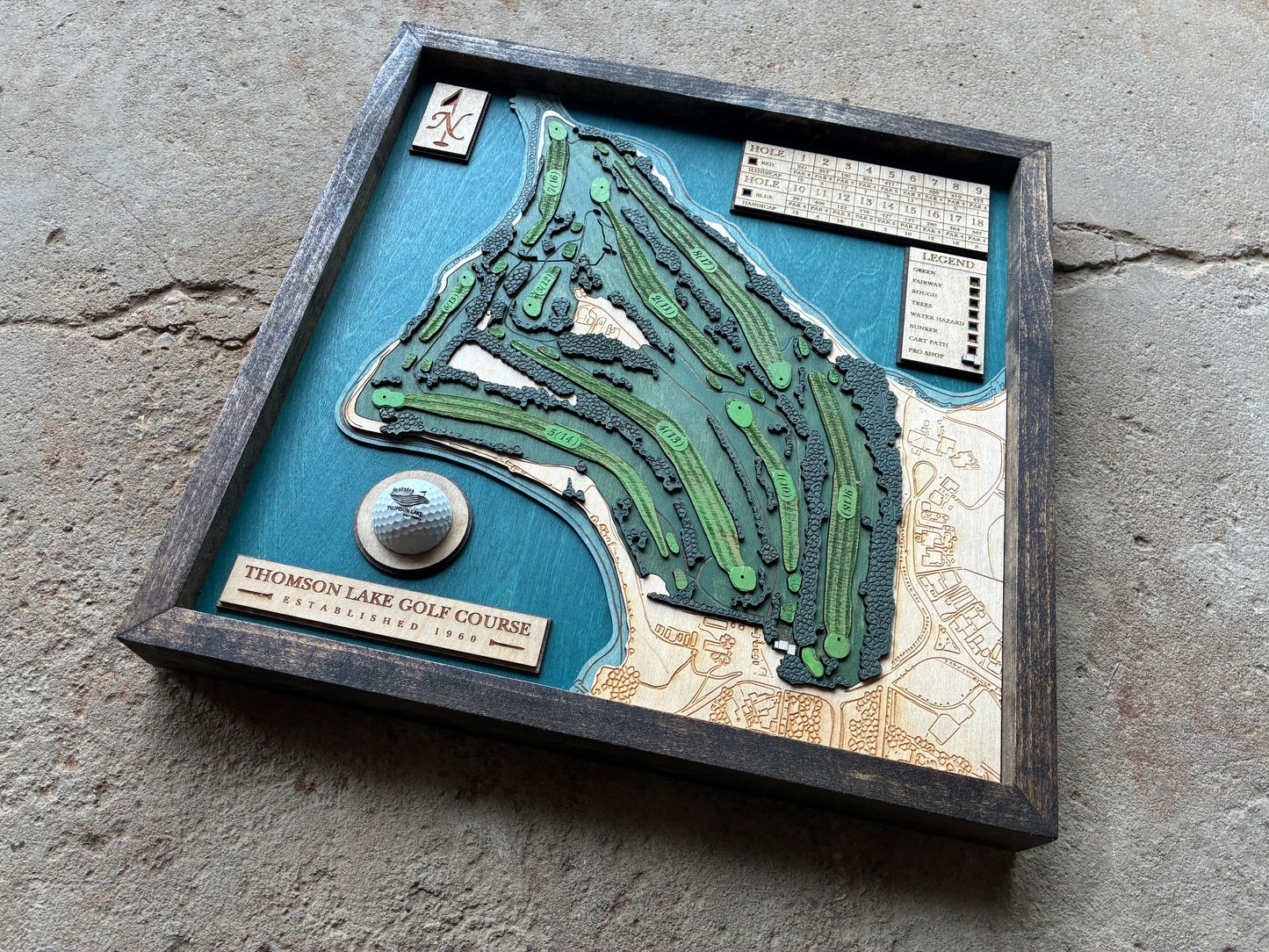 GOLF COURSE MAP