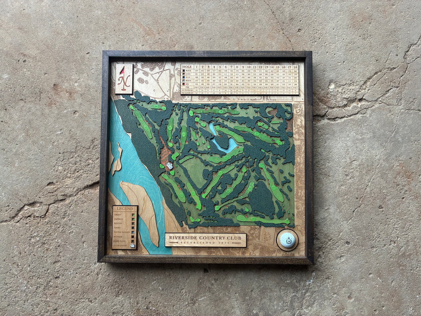 GOLF COURSE MAP