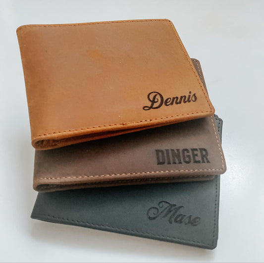 ENGRAVED WALLET