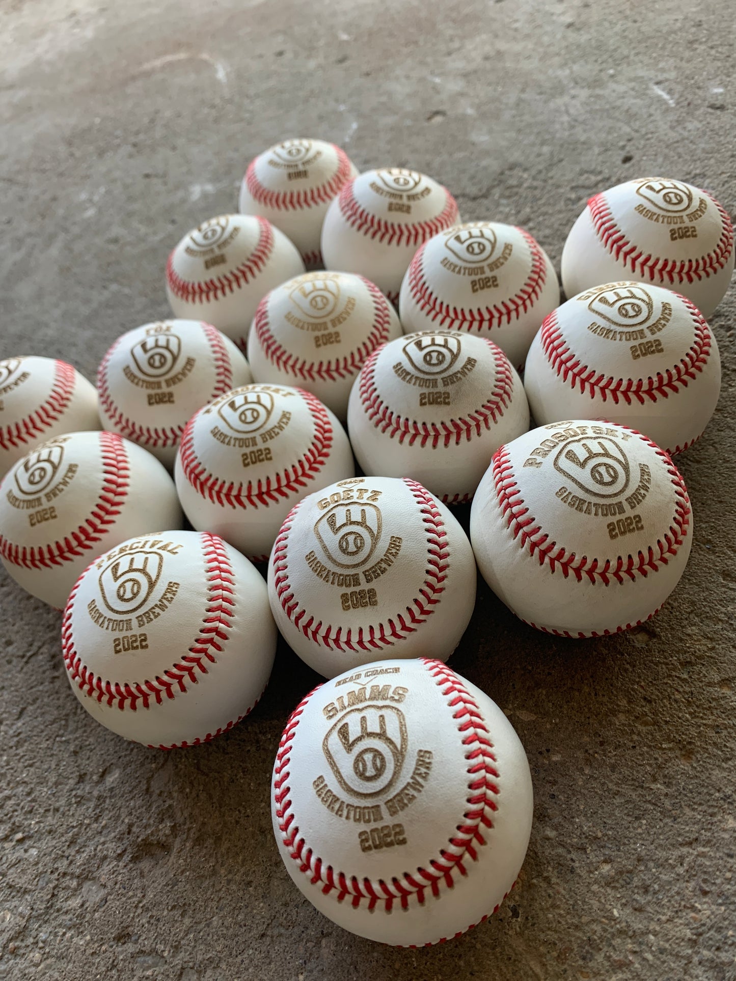 ENGRAVED HARDBALLS