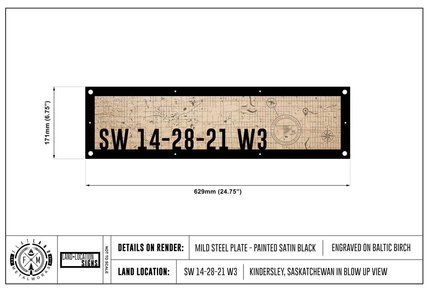 LAND LOCATION SIGN