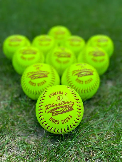 ENGRAVED SOFTBALLS