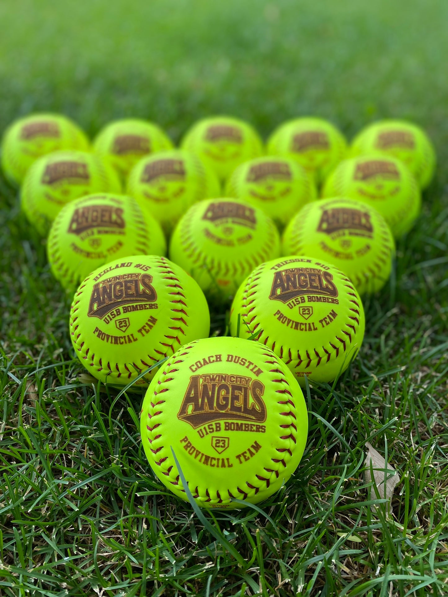 ENGRAVED SOFTBALLS